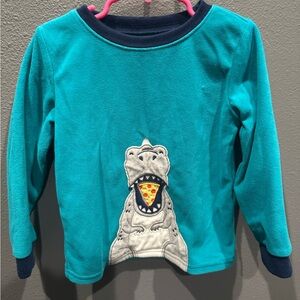 Carter's Teal Dinosaur Long Sleeve Fleece